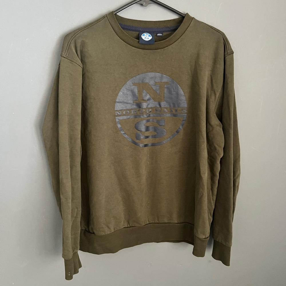 North Sails Crewneck Sweatshirt Men's M/L Sailing Nautical Preppy Coastal